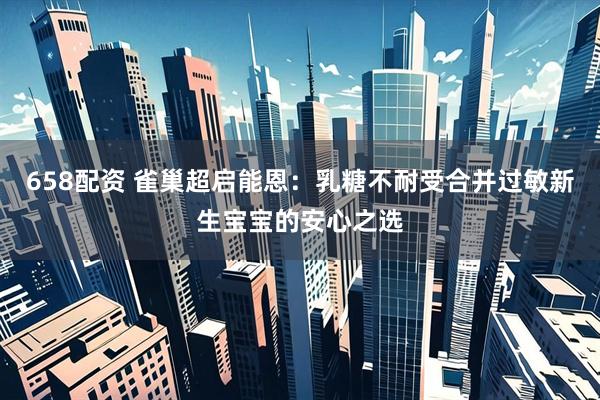 658配资 雀巢超启能恩：乳糖不耐受合并过敏新生宝宝的安心之选