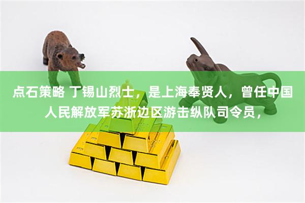 点石策略 丁锡山烈士，是上海奉贤人，曾任中国人民解放军苏浙边区游击纵队司令员，